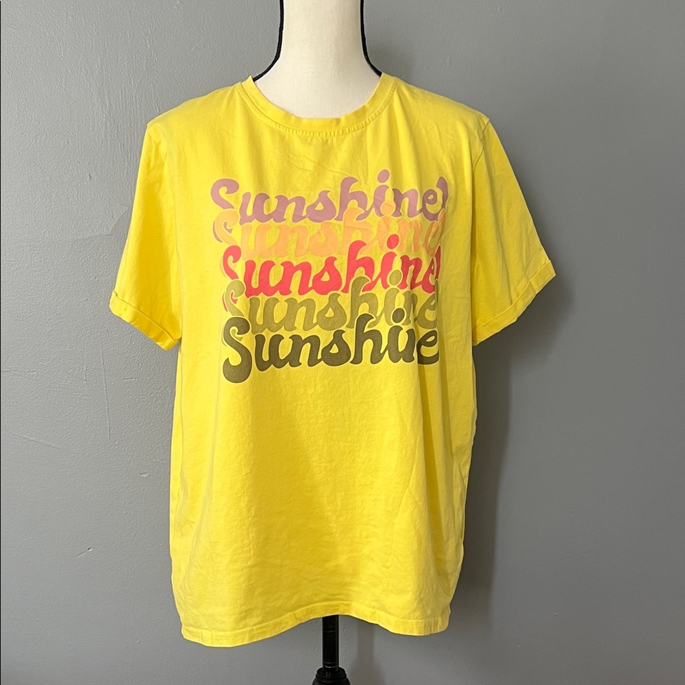 Yellow Sunshine Graphic Tee
